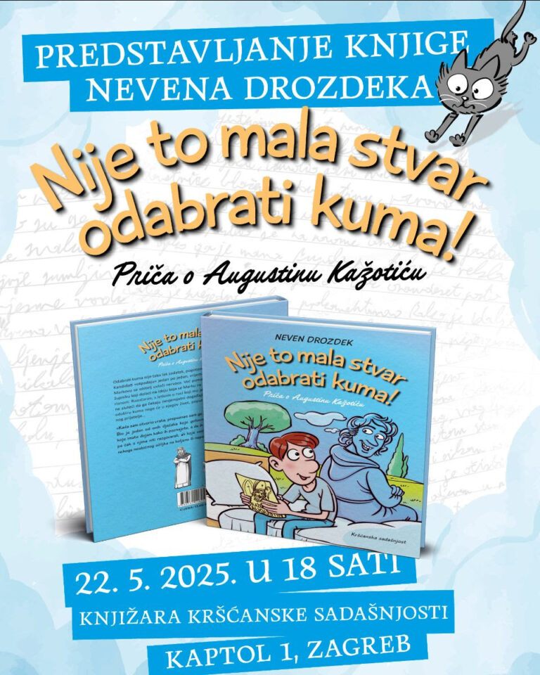 Predstavljanje knjige za krizmanike – priča o bl. Augustinu Kažotiću