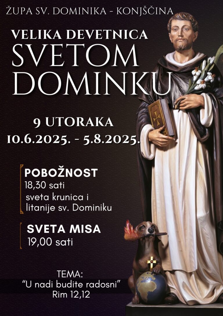 VELIKA DEVETNICA SVETOM DOMINIKU U KONJŠČINI